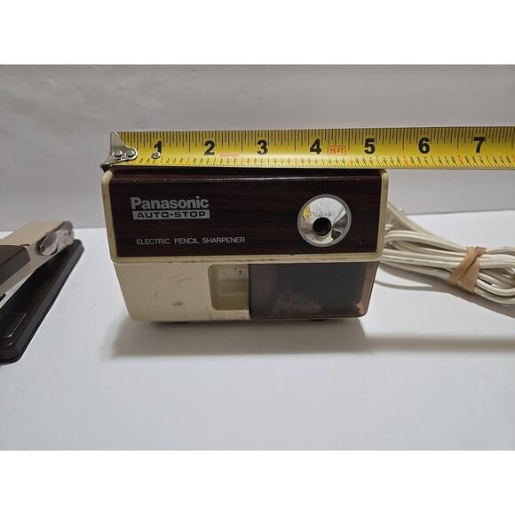 VTG Panasonic Auto-Stop Electric Pencil Sharpener Model KP-110 Tested/Works - Picture 7 of 11